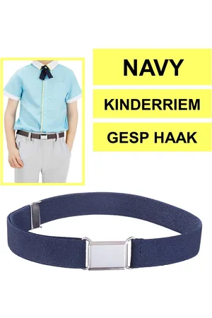 Fako Fashion Kinderriem Elastisch Gesp - Elastische Riem Voor Kinderen - Rekbare Riem - Broekriem - Stretch Riem