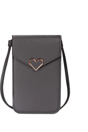 Amodi Mobiele Telefoon Tasje Vrouw Meisje - Crossbodytas - Telefoontasje - Hart sluiting - - 20 x12 x 0.50 (H x B x D)