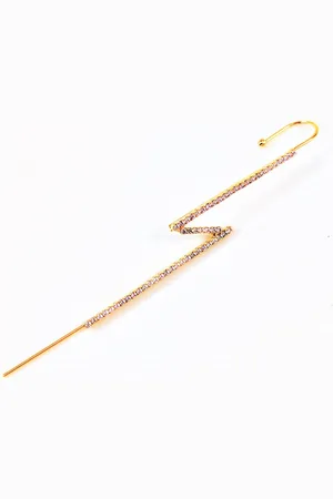 Dottilove Bliksem Haakoorbel Strass Dames - Gold Plated