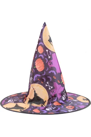 Merkloos Halloween heksenhoed