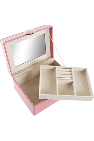 Dkd Home Decor Doos-Juwelenkistje PU Hout MDF (17 x 13 x 8,5 cm)