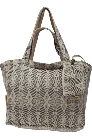 Mycha Ibiza Strandtas - weekendtas - handtas - rits - clutch - katoen – MYC220001