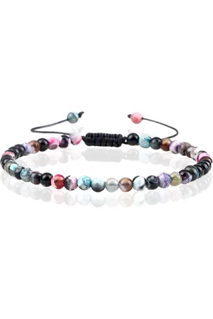 Memphis Fire Armband Natuursteen Kralen - Fire Mix