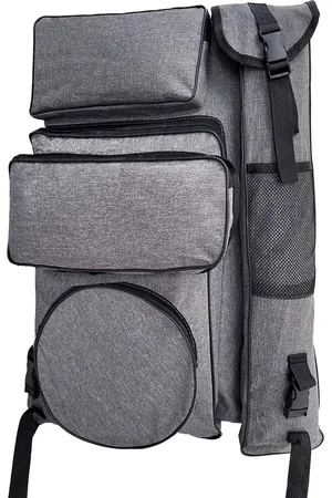 Merkloos Canvas Artist Portfolio Case Carry Backpack Edge voor schetskunstopslag en reizen, tas voor artwork/poster/tekeningkoffer