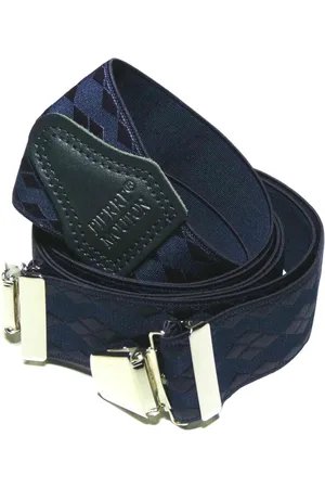 Pierre Mouton Square Bretel - Bretels - Volwassenen - Heren - - 140cm - 3 brede clips - XL - XXL