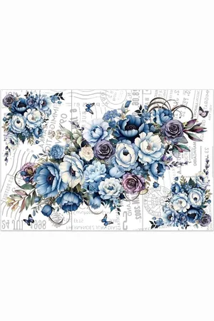 Merkloos Kosmische rozen wrijven op transfers - Set van 3 - Meubels en ambachten - 15 x 30 cm - Roos decor transferstickers - Bloem wrijven op stickers - Houten meubels - Scrapbooking - Huisdecoraties