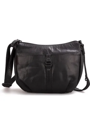 Spikes&Sparrow Leren Crossbodytas - Sedona - Zwart