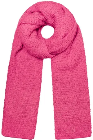 Yehwang Sweet Teddy - Sjaal - Relief - 100% Polyester - 180 x 50 cm - Fuchsia