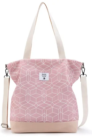 Merkloos Grote dames schoudertas/handtas Canvas tas Schoudertas Tote Pack Shopper Casual hobotas Crossbodytas voor school Kantoor Werk Reizen Excursie Winkelen