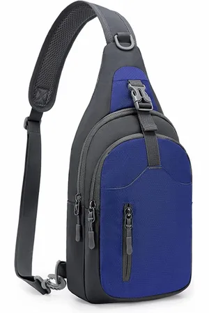 Merkloos Lichte borstzak, schouderrugzak, borstzak voor heren, met verstelbare schouderriem, crossbody bag, backpack voor outdoorsport, fietsen