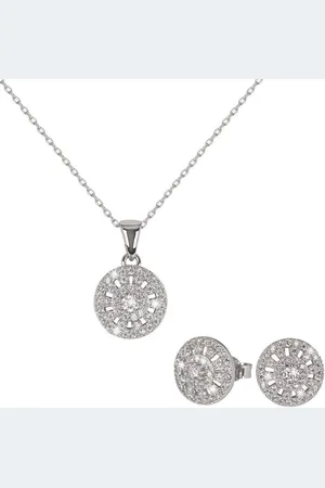 Di Lusso Set Poitiers - Zirkonia - 925 - Dames - 45 cm