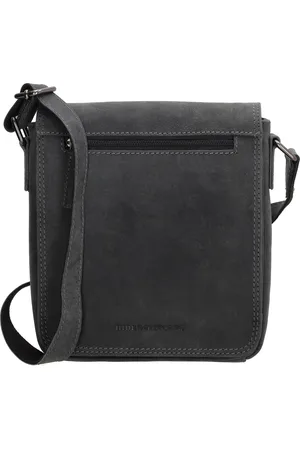 Hide & Stitches Idaho Crossbody Schoudertas Messenger bag - 100% Leder