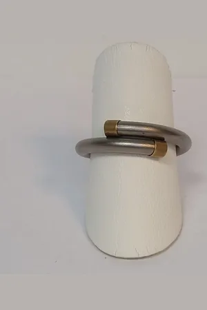 Verlinden Gold Titaan ring - 14karaat geelgoud - damesring - sale Juwelier Verlinden St. Hubert - van €135,= voor €99,=