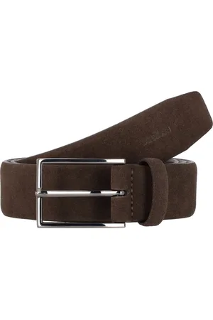 Strellson Riem leer - Jongens - 110 cm - dark brown