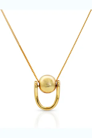 Jonline Schitterende 18K Gold Plated Zilveren Halsketting