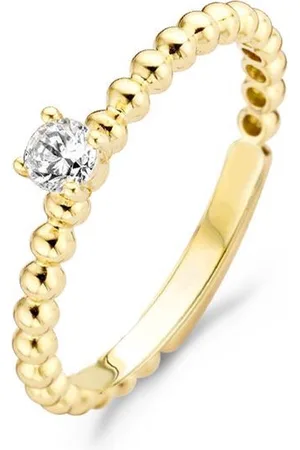 Blush Ring 1111YZI - Geel (14Krt.) met Zirconia