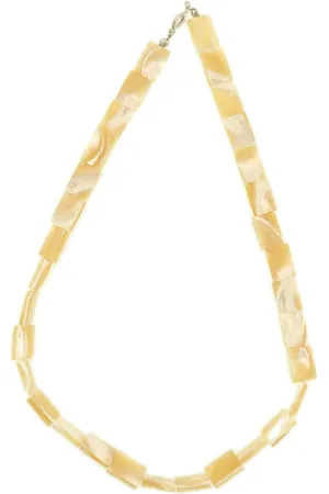 Behave Schelpen ketting crème kleur 44 cm