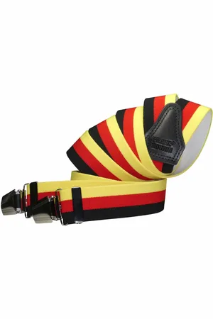 Pierre Mouton Duitsland Bretel - Bretels - Volwassenen - Heren - - 140cm - 3 brede clips - XL - XXL