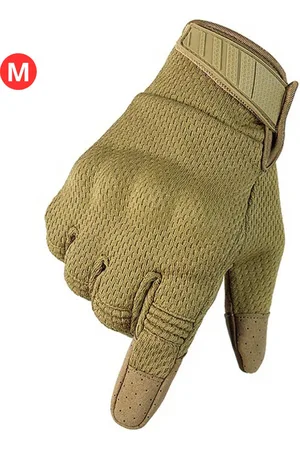 Merkloos Airsoft Handschoenen - Tactical - Tactical Gloves - Leger - Tactical Handschoenen Hardknuckle - Paintball - M
