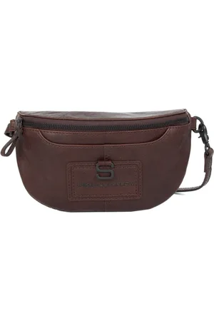 Spikes&Sparrow Heuptasje / Crossbodytas / Festivaltasje - Leer - Bronco