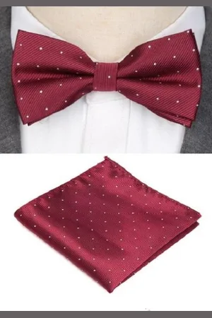 Merkloos Chique vlinderdas inclusief pochette - stip zilver - vlinderdas – strik – strikje – pochet - luxe - unisex - heren - giftset