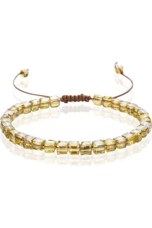 Memphis Bohemia Kralen Armband - 4mm Kristal Glas