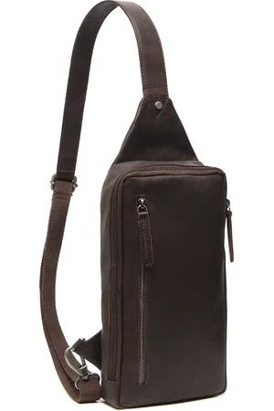 Chesterfield Leren Crossbody Tas Bruin Rotterdam