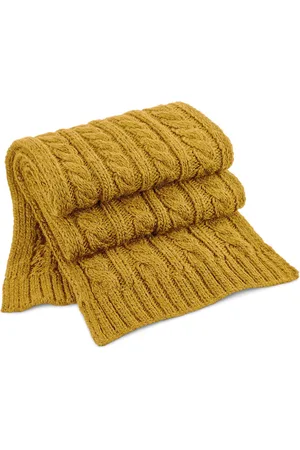 Beechfield Warme kabel gebreide winter sjaal - - Luxe kwaliteit - 100% acryl - Dames/heren/volwassenen