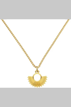 ARLIZI 2211 Ketting zon hanger - verguld - 46 cm