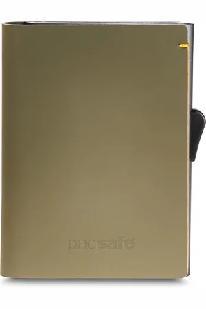 Pacsafe RFIDsafe TEC Slider Wallet - Aluminium Portemonnee incl. Creditcardhouder - Groen (Utility)