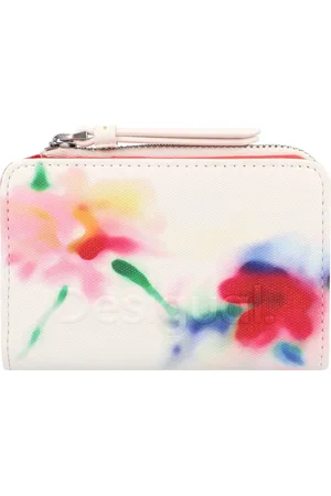Desigual Kaarthoes Liquidflower Emma Mini Wallet Wit