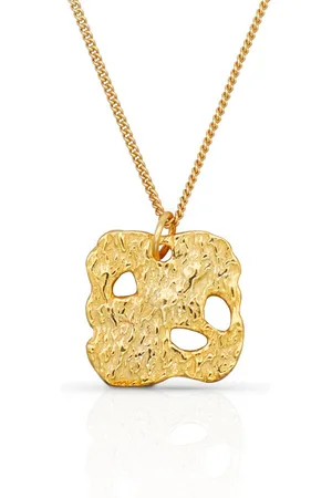 Jonline Schitterende 18K Gold Plated Zilveren Halsketting
