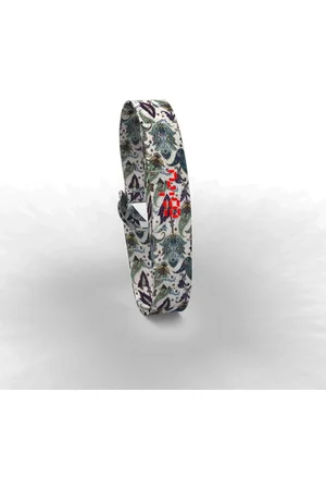 Too Late Digitaal horloge - Fabric - katoenen band - Flower 7