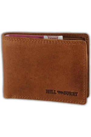 Hillburry V88806 Compacte Leren Heren Portemonnee - Billfold