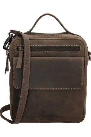 Hide & Stitches Idaho Schoudertas - - 100% Leer