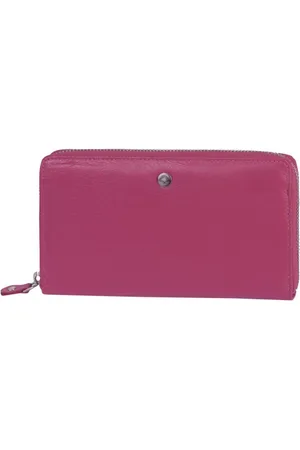 Greenburry Sponsachtige portefeuille leer 19 cm