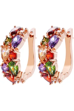 Dottilove Monalisa Oorbellen - Damesmode - Zirconia Stenen Oorbellen - Dames Sieraden