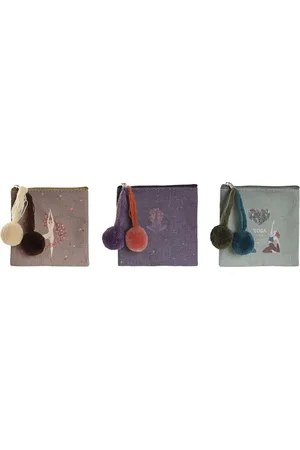 Dkd Home Decor Portemonnee Bruin Groen Bordeaux Yoga (3 Stuks)