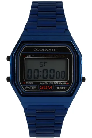 Coolwatch Horloge CW.382 Digital staal 5 ATM blue