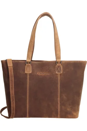 Hide & Stitches Idaho Handtas - - 100% Leer