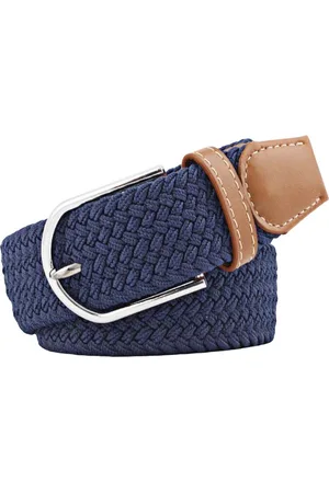 Fako Fashion Elastische Gevlochten Riem - Damesriem - Herenriem - Canvas - Elastisch - Gevlochten - 105cm - 33mm