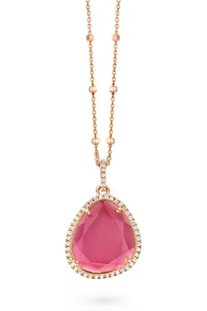 Velini Jewels P6302F -Hanger+Ketting -925 Zilver -Gekleurde Cubic Zirkonia