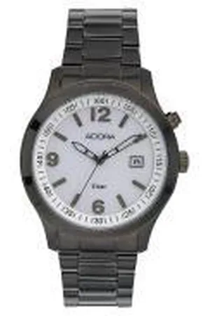 Adora Mannenhorloge met edelstaal band neon wijzerplaat AB6432