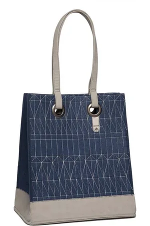 Cortina Handtas Minsk donkerblauw vilt - Fietstas 30 liter