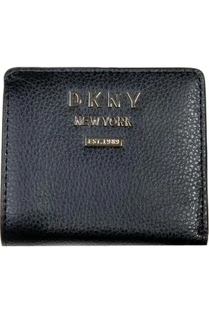 DKNY Whitney bifold wallet - women - black/gold