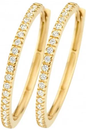 Blush Oorbellen 7306YZI 14k Geelgouden met Zirkonia