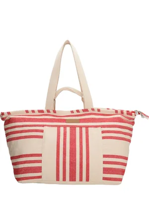 Zebra Trends Richelle Strandtas XL - Ritssluiting - Grote Shopper - Canvas Beach Bag - Ibiza