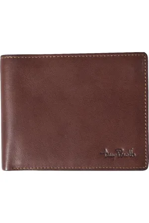 Tony Perotti Billfold met geldvak en creditcardvakken - Donkerbruin