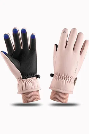Merkloos Winterhandschoenen voor Dames (kleur : ) - Warme Skihandschoenen - Touchscreen-handschoenen - Winddicht Sporthandschoenen - Antislip Fietshandschoenen - voor Hardlopen,Motorfiets,Fietsen, Wandelen