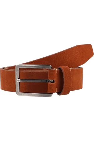 Lloyd Leren riem - Jongens - 110 cm - cognac
